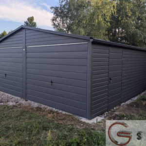 garaż blaszany 6x6