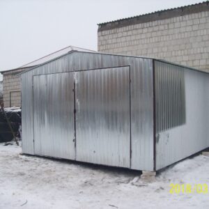 garaże blaszane standardowe