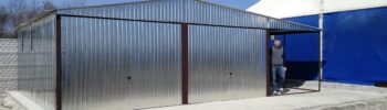 garaż blaszany 9x6