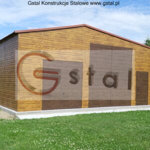 garaż blaszany 10x8