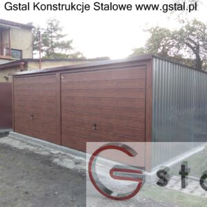 garaż blaszany ocynkowany