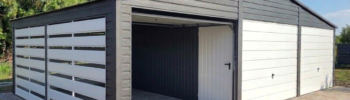 garaż blaszany 9x6 z wiatą
