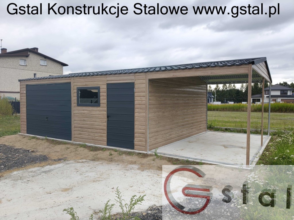 garaż blaszany 9x5