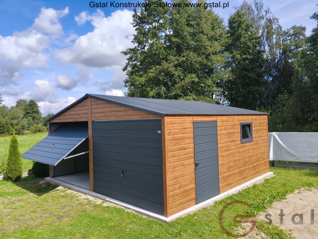 garaż na zamówienie garaż blaszany 6x5,5