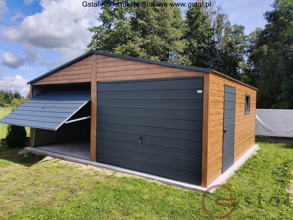 garaż blaszany 6x5,5